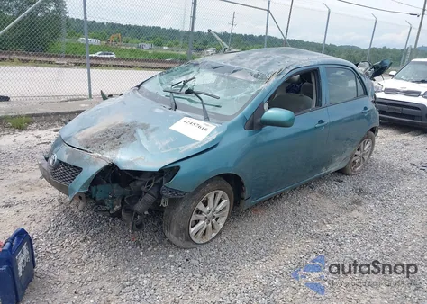 2010 Toyota Corolla Le z USA, uszkodzony, nr VIN 2T1BU4EE9AC308865